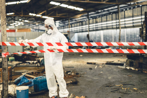 Professional Drug Lab Cleanup technician working in Jenner, CA